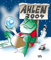 Attila-Frosch, wie er in die Zukunft schaut - Die Glocke/Ahlener Tageblatt, Dez. 2003